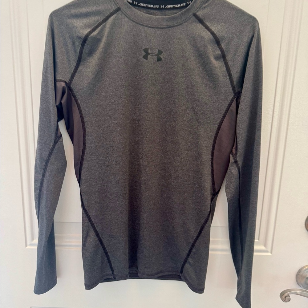Under Armour HeatGear Long Sleeve Compression Fit Mens Shirt M